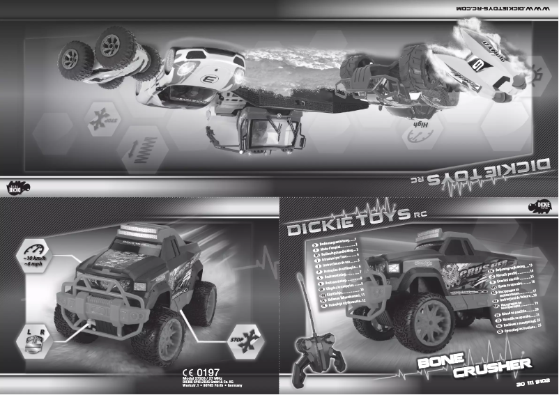 Página 1 del manual Manual de usuario Dickie Bone Crusher