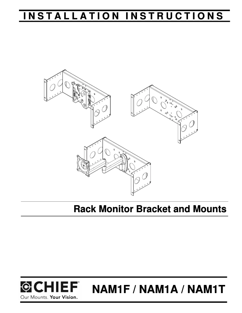 Page 1 de la notice Manuel utilisateur Chief NAM1T