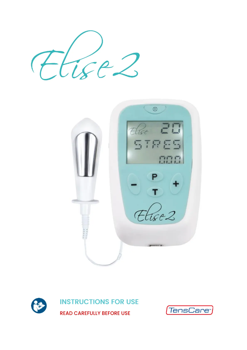 Page 1 de la notice Manuel utilisateur TensCare Elise 2
