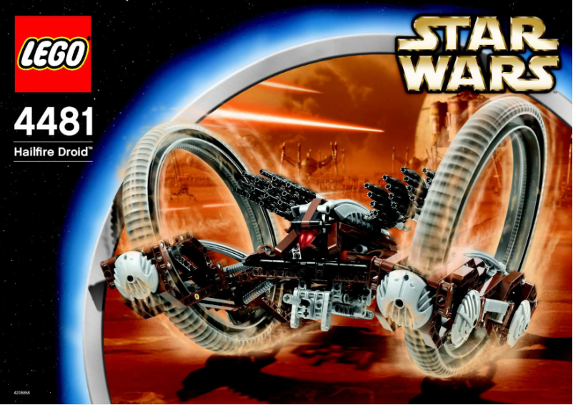 Página 1 del manual Manual de usuario Lego Star Wars 4481