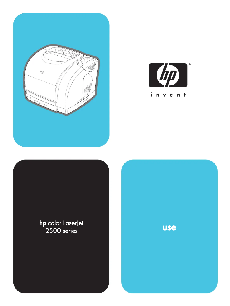 Image de la première page du manuel de l'appareil Color LaserJet 2500tn