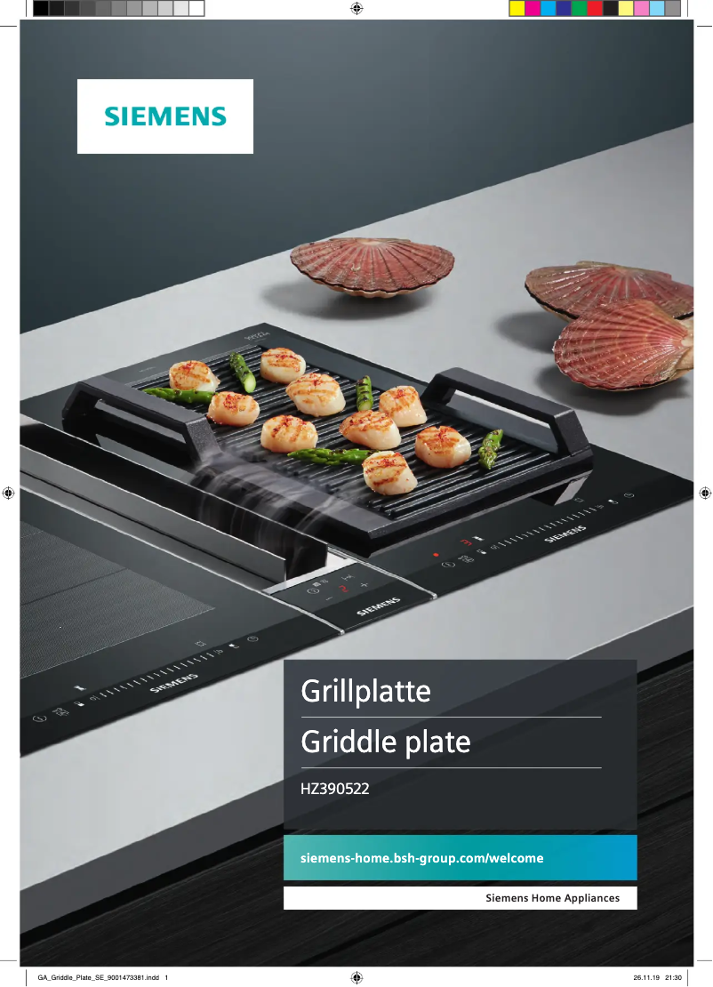 Page 1 de la notice Manuel utilisateur Siemens HZ390522