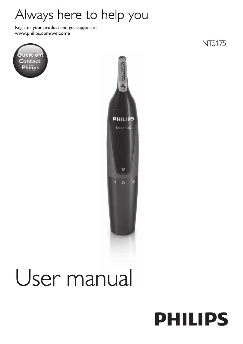 Page 1 de la notice Manuel utilisateur Philips Series 5000 NT5175