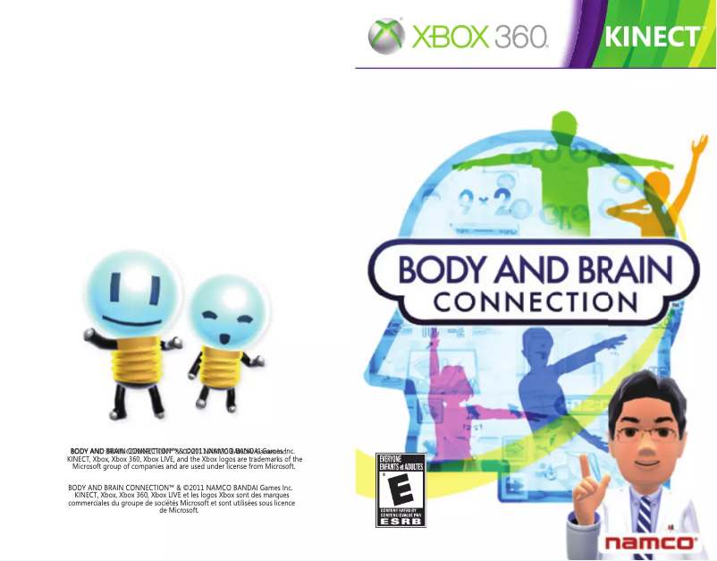 Page 1 de la notice Manuel utilisateur Microsoft Body and Brain Connection (Xbox 360)