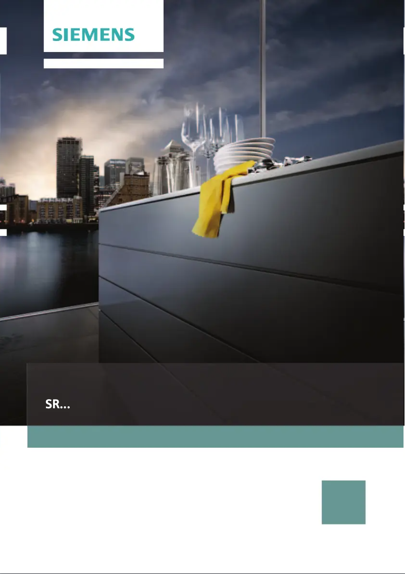 Page 1 de la notice Manuel utilisateur Siemens SR25M233EU