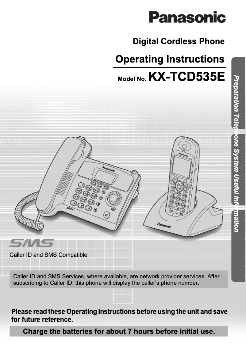 Página 1 del manual Manual de usuario Panasonic KX-TCD535