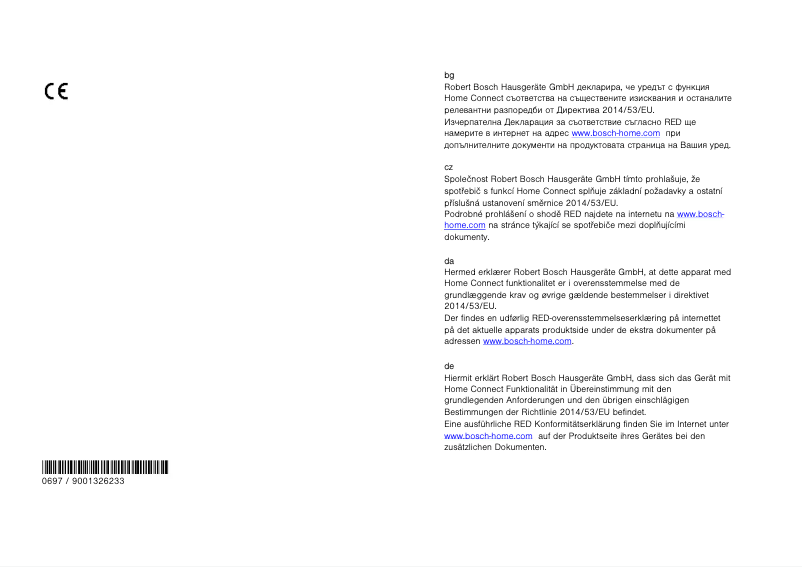 Page 1 of the manual Instruction Manual Bosch WAX32E90