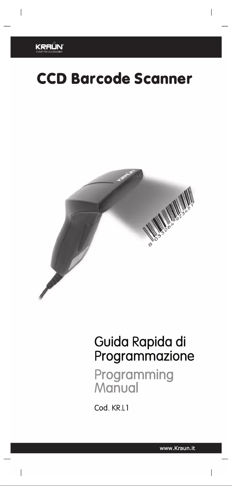 Page 1 de la notice Manuel utilisateur Kraun KR.L1
