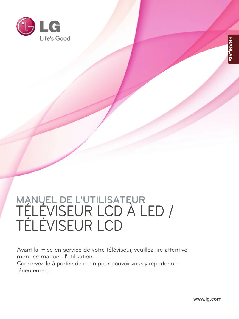 Page 1 de la notice Manuel utilisateur LG 32LD650H