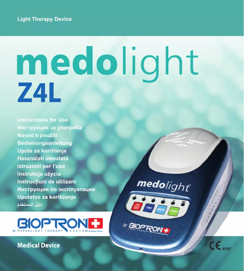 Page 1 de la notice Manuel utilisateur BIOPTRON MedoLight Z4L