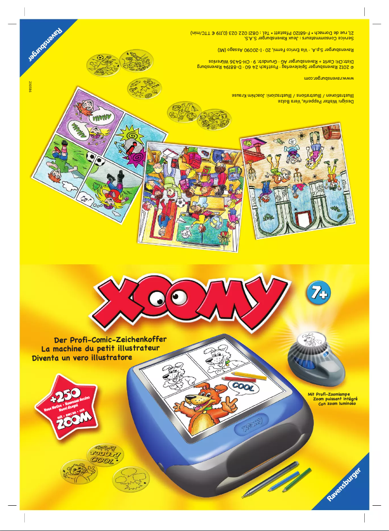 Page 1 de la notice Manuel utilisateur Ravensburger Xoomy
