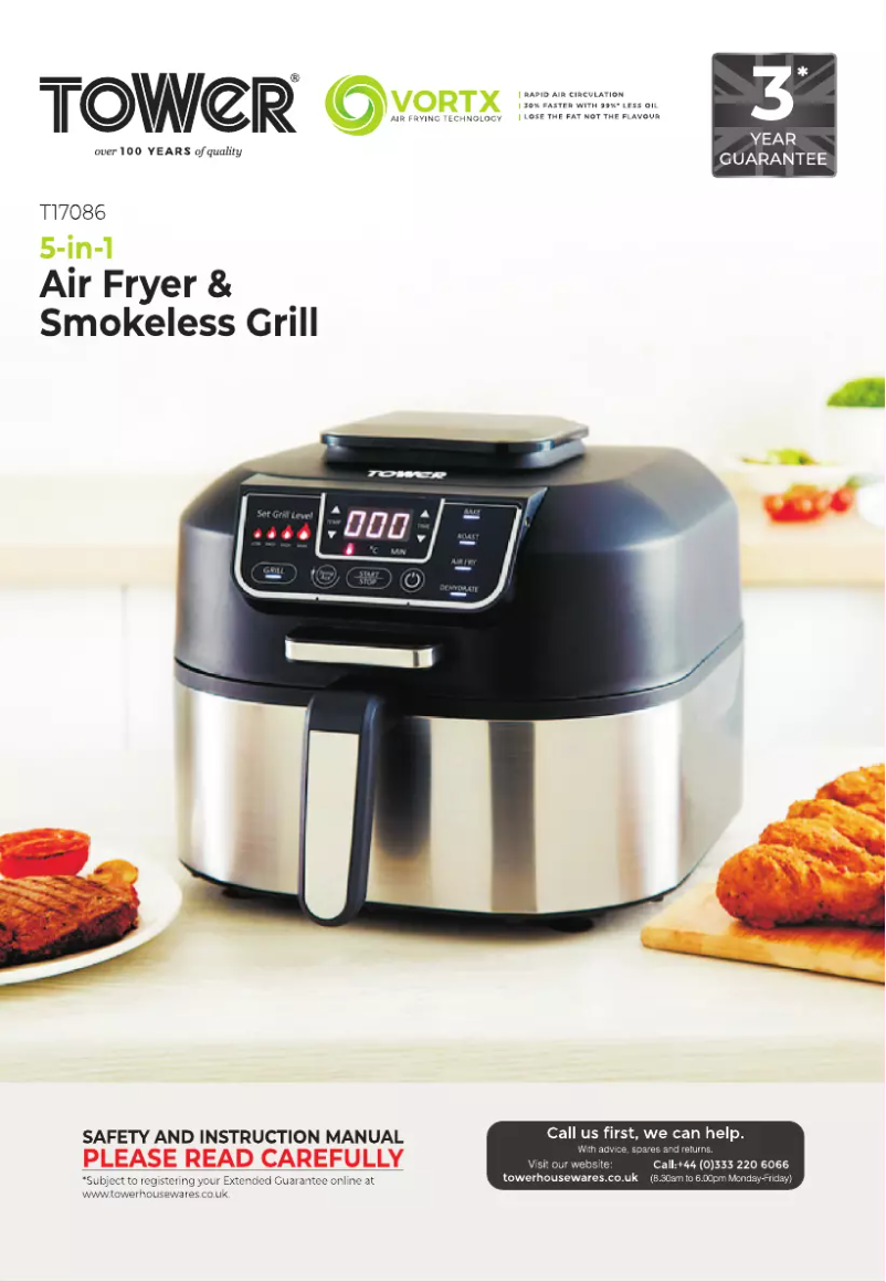 Page 1 de la notice Manuel utilisateur Tower T17086