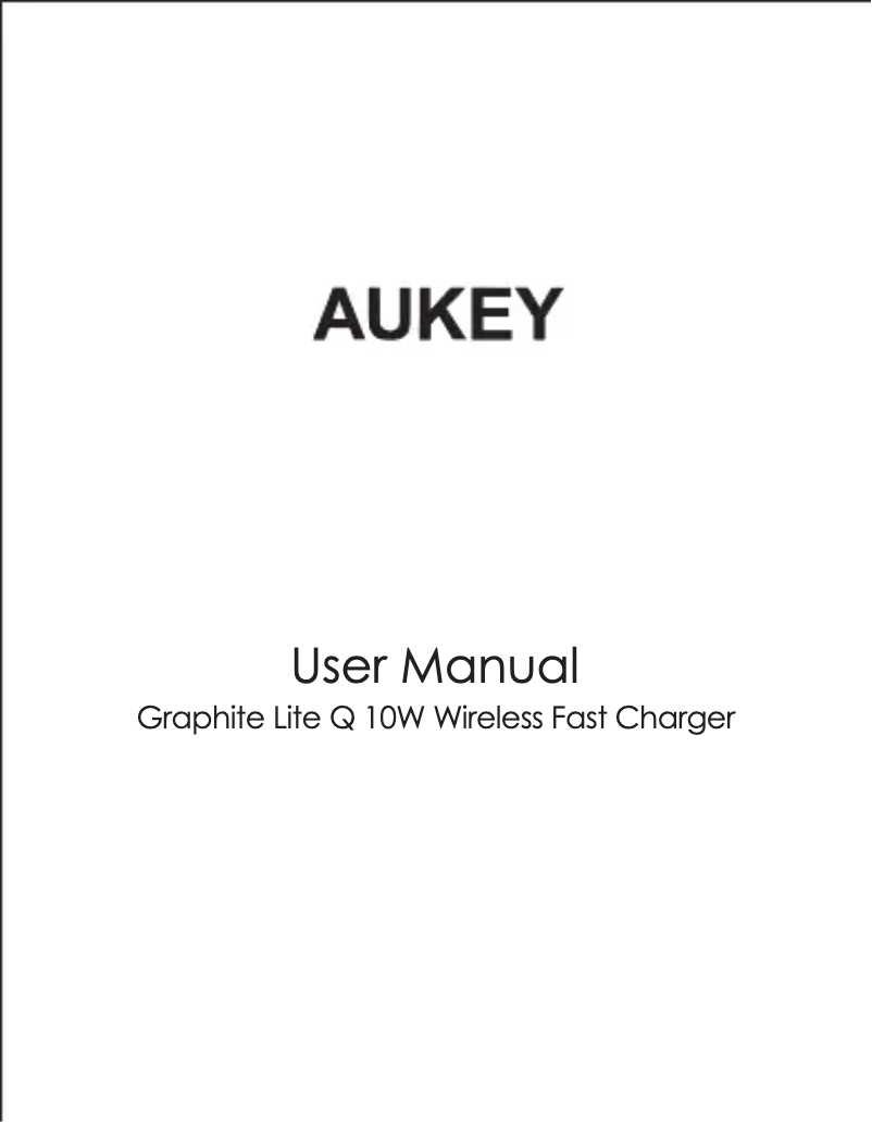 Page 1 of the manual User Manual Aukey LT-ST4
