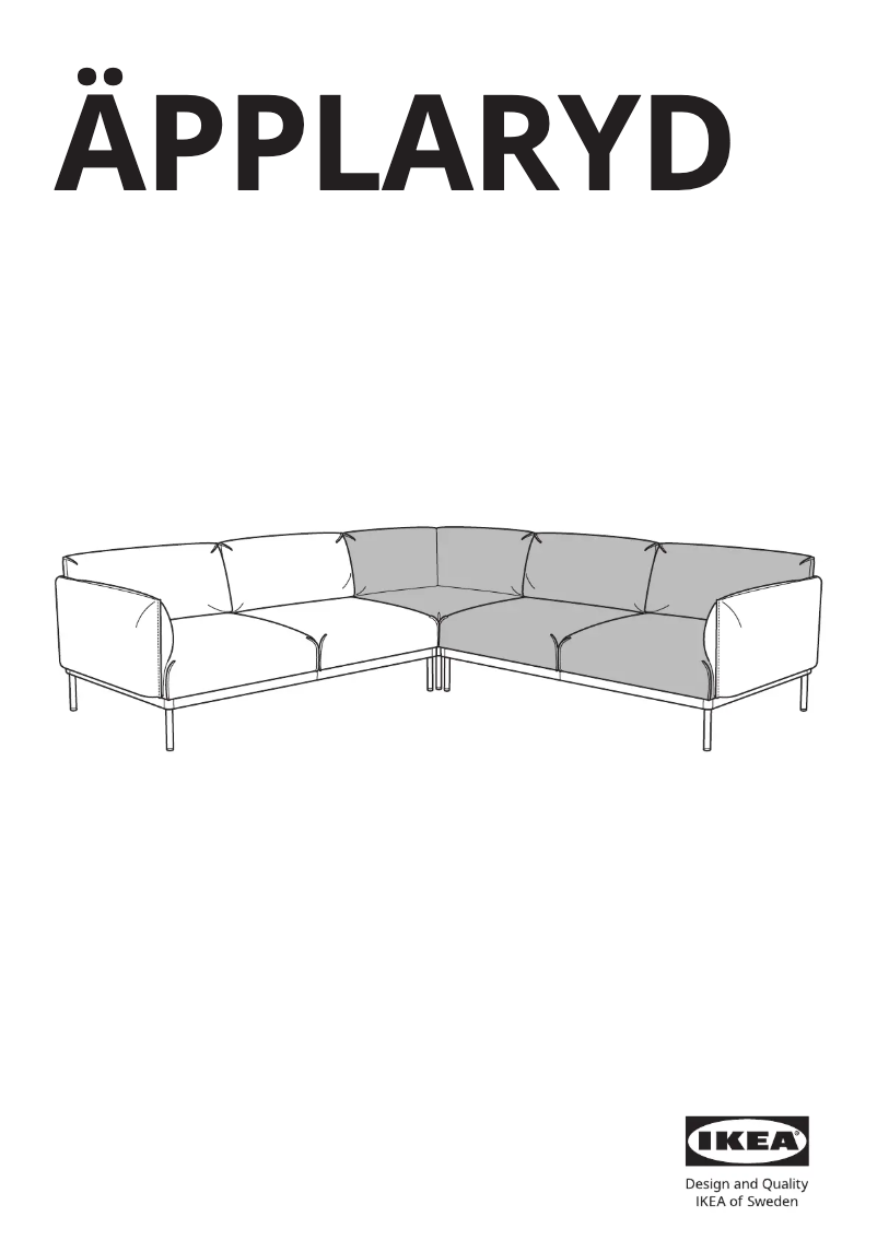 Image de la première page du manuel de l'appareil ÄPPLARYD 505.062.81