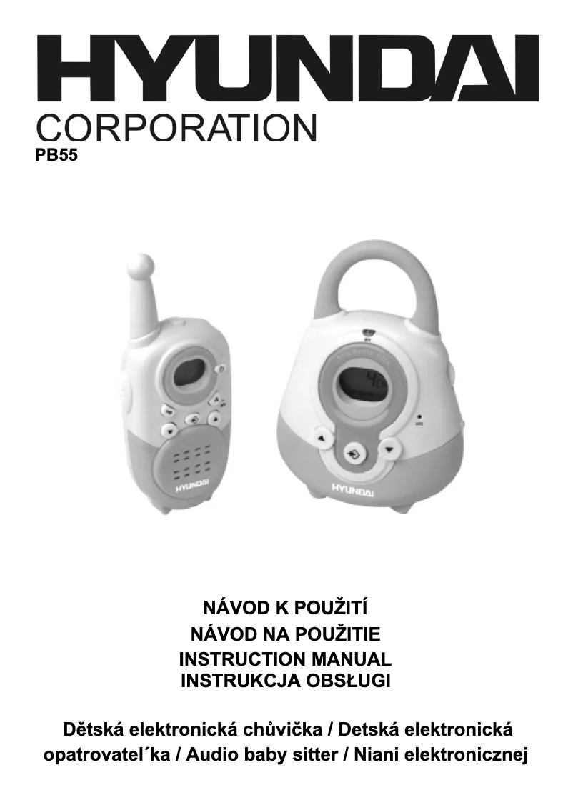 Page 1 de la notice Manuel utilisateur Hyundai PB55