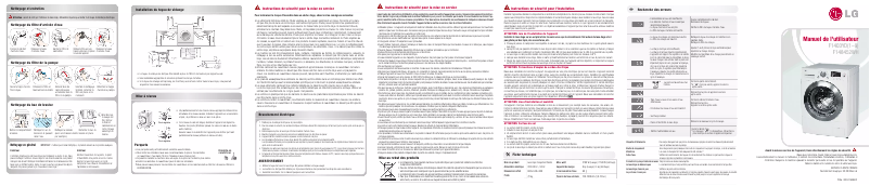 Página 1 del manual Manual de usuario LG F1403YD5