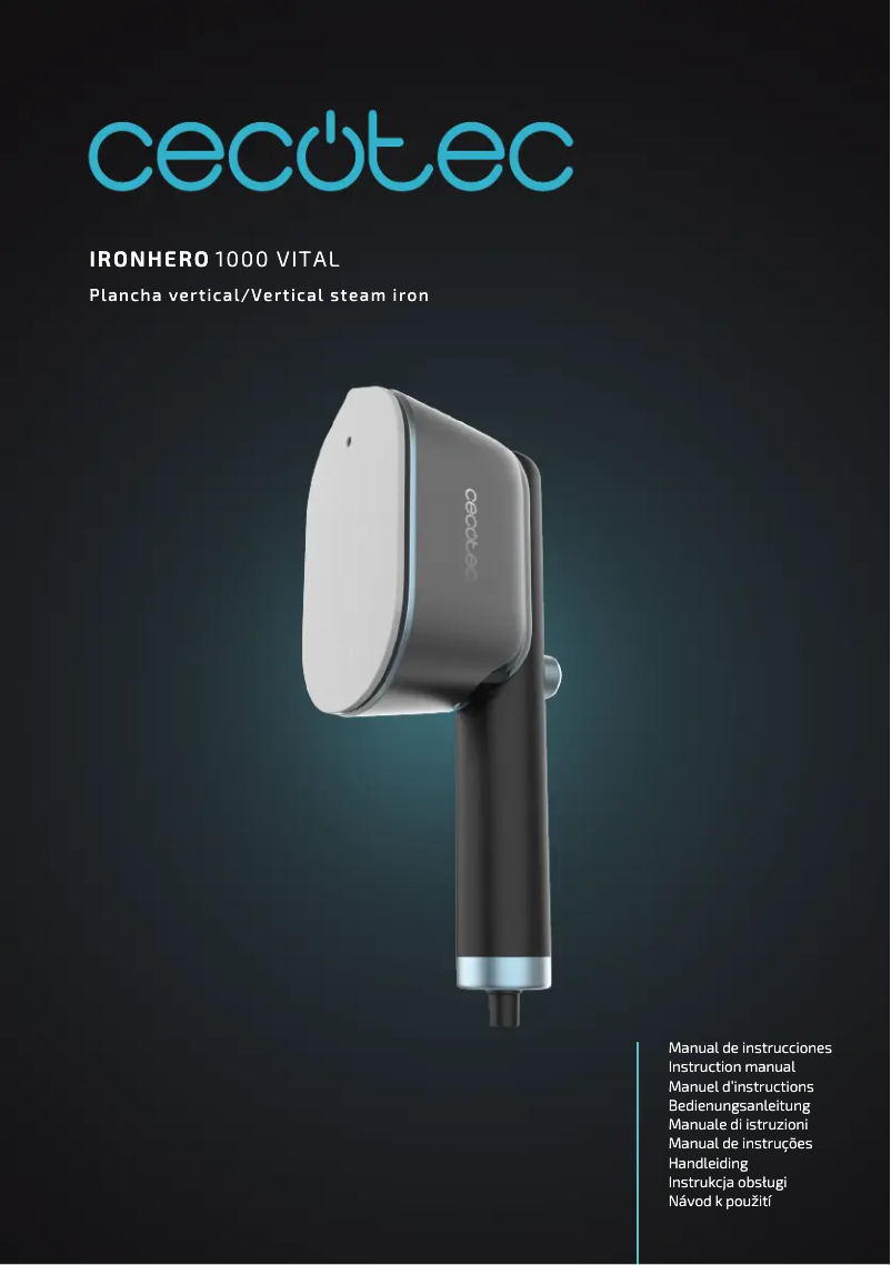 Página 1 del manual Manual de usuario Cecotec IronHero 1000 Vital