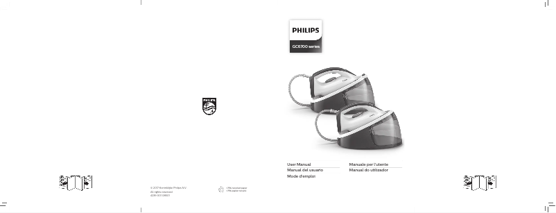 Page 1 of the manual User Manual Philips FastCare Compact GC6733