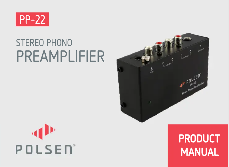 Page 1 de la notice Manuel utilisateur Polsen PP-22