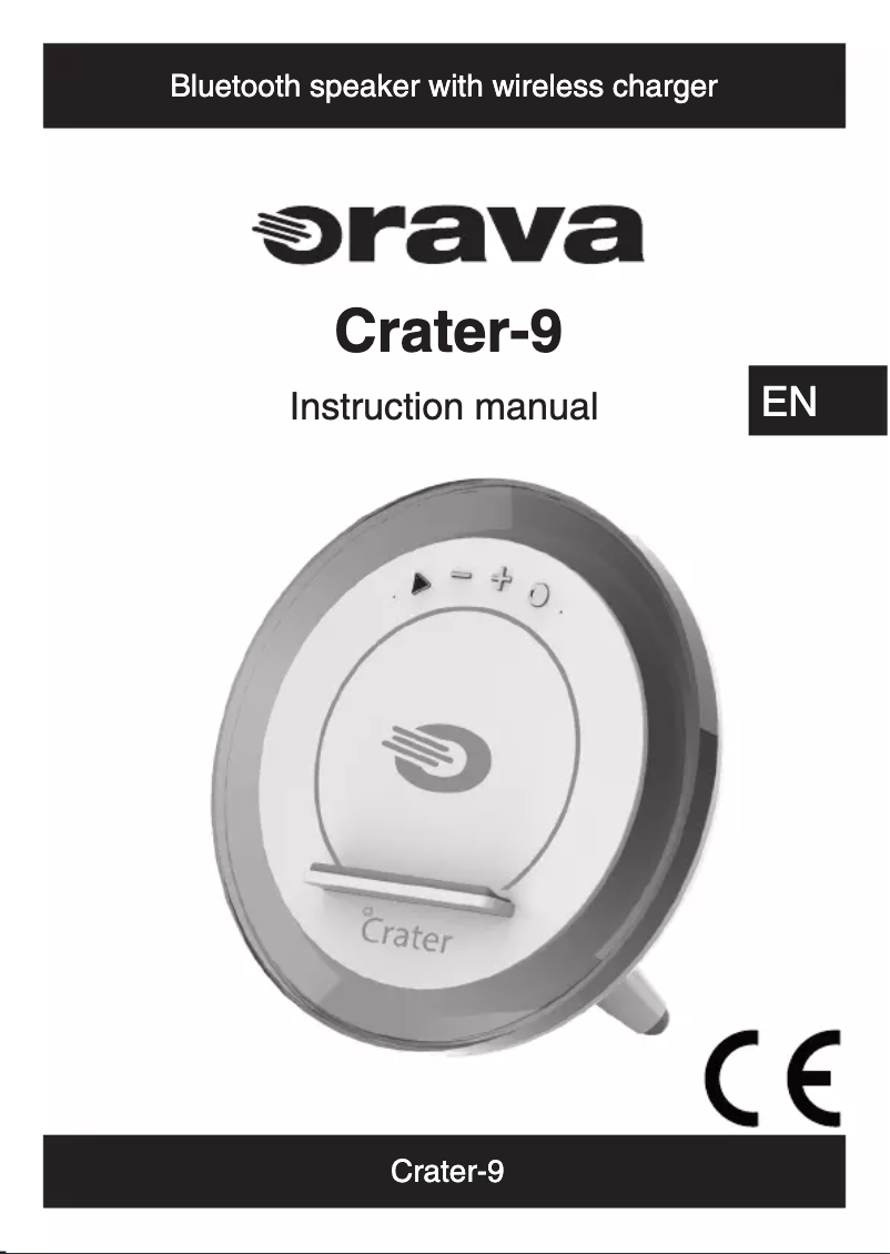 Page 1 de la notice Manuel utilisateur Orava Crater-9