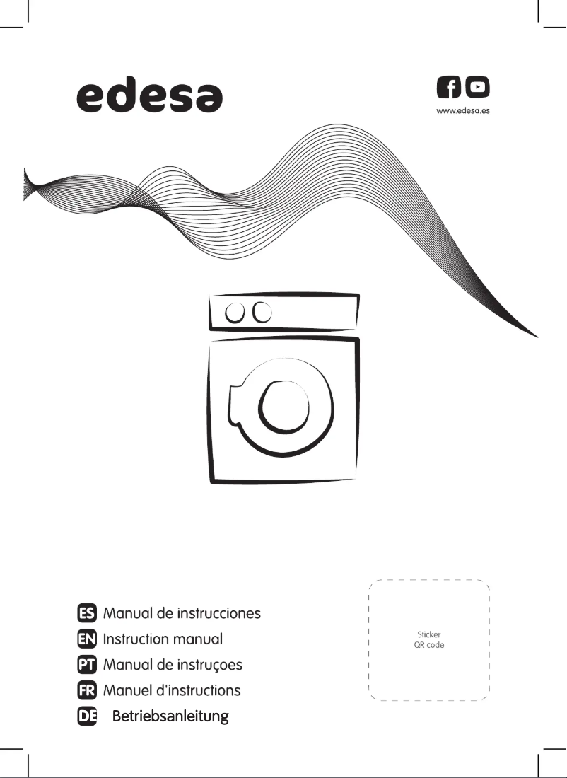 Page 1 de la notice Manuel utilisateur Edesa ESC-8000 WH