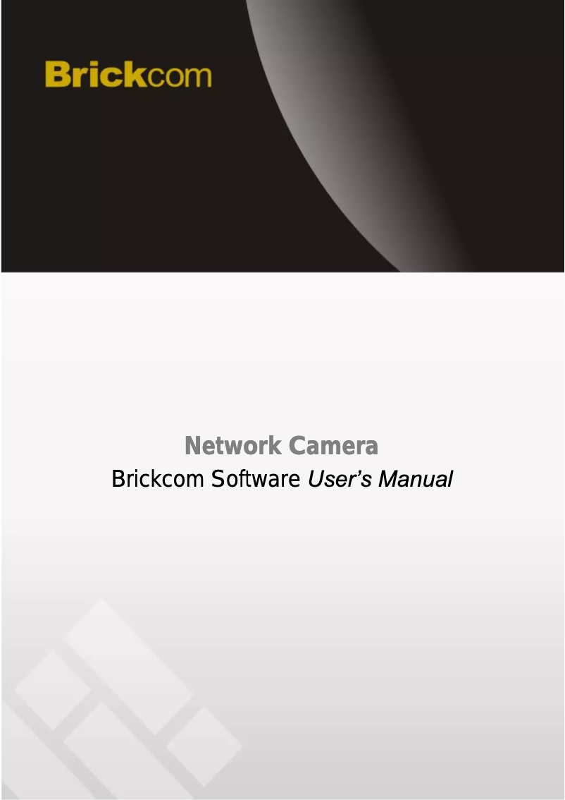 Page 1 of the manual User Manual Brickcom CB-100AE-VGA