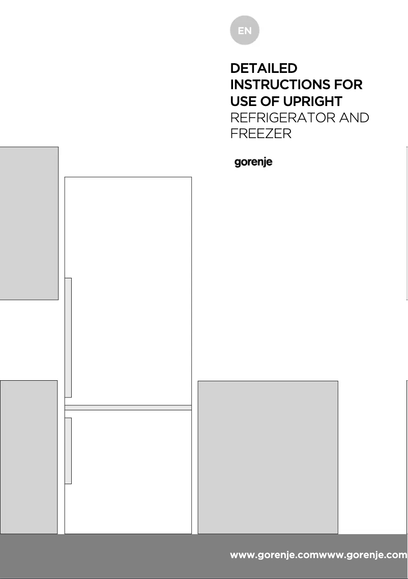 Page 1 de la notice Manuel utilisateur Gorenje ORK192C-L