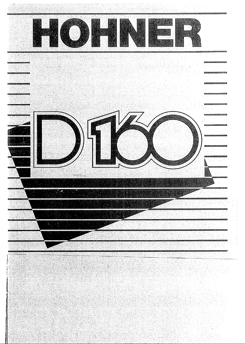Página 1 del manual Manual de usuario Hohner D 160