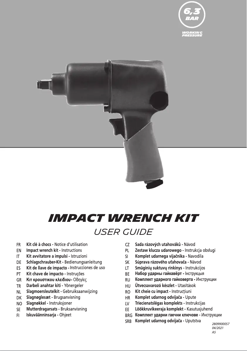 Page 1 de la notice Manuel utilisateur Abac G-102