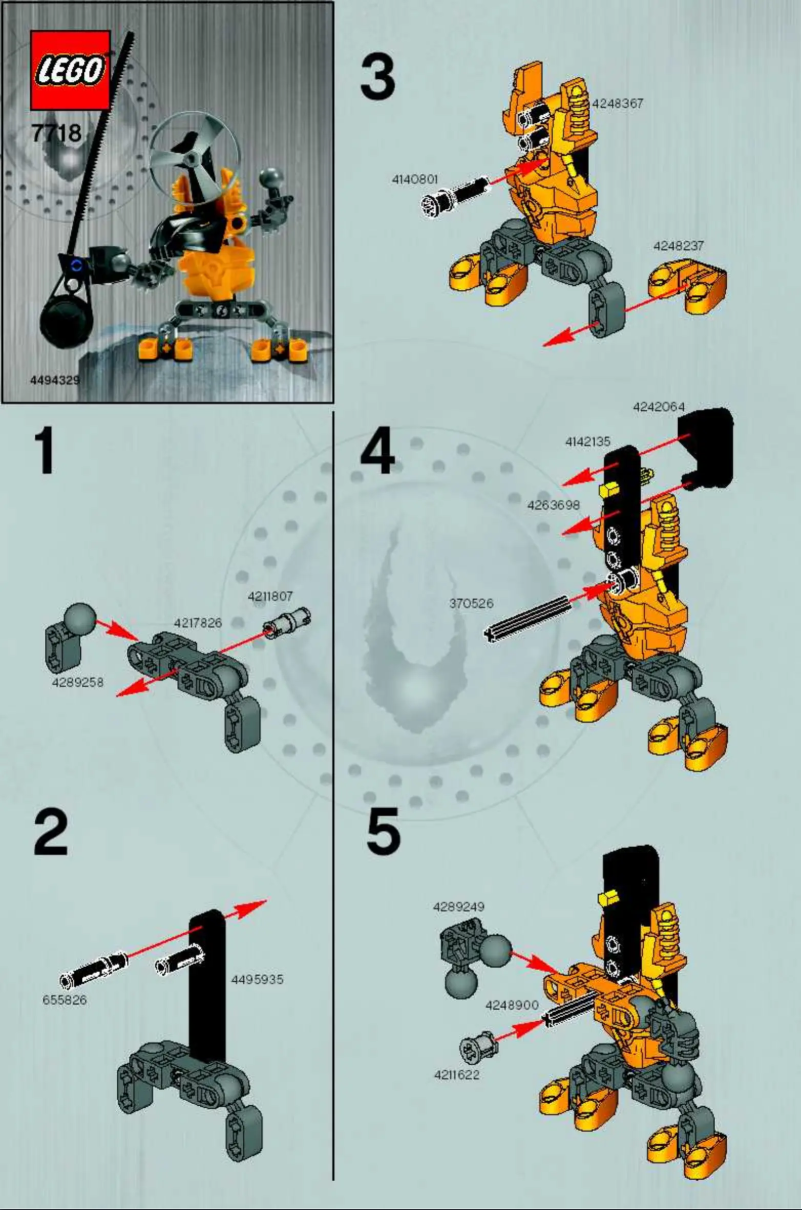 Page 1 of the manual User Manual Lego QUICK Bad Guy Yellow
