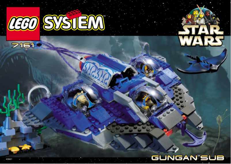 Page 1 de la notice Manuel utilisateur Lego Star Wars 7161