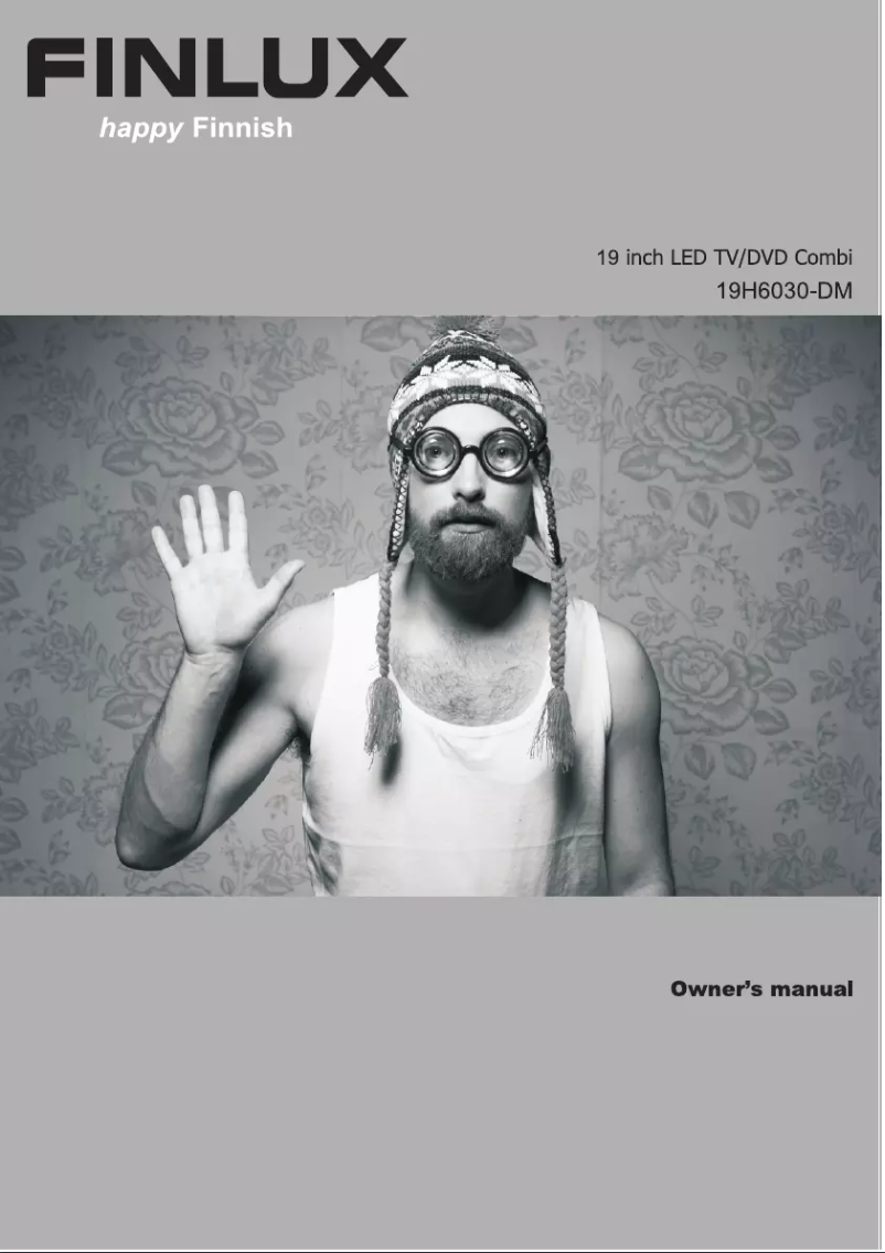 Page 1 de la notice Manuel utilisateur Finlux 19H6030-DM