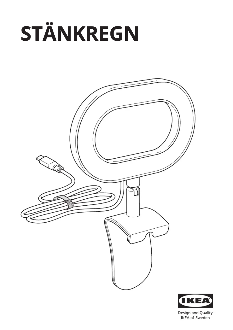 Image de la première page du manuel de l'appareil STÄNKREGN 505.421.61