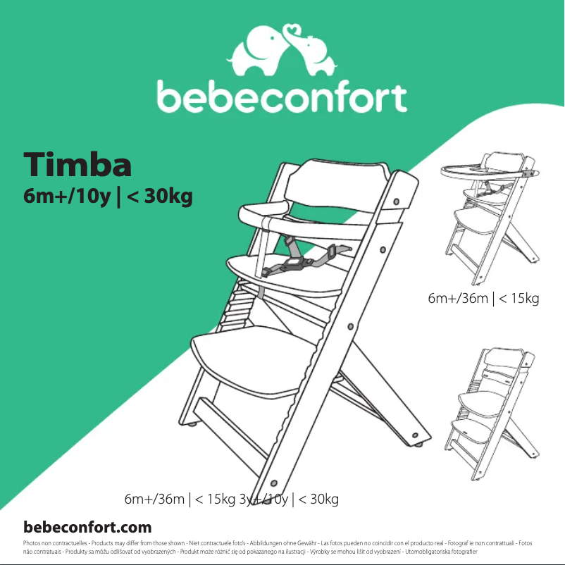 Page 1 of the manual User Manual Bebe Confort Timba