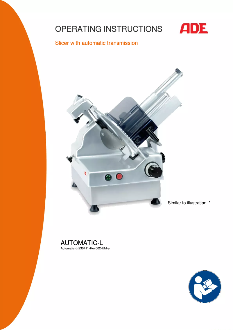 Page 1 de la notice Manuel utilisateur ADE AUTOMATIC-L