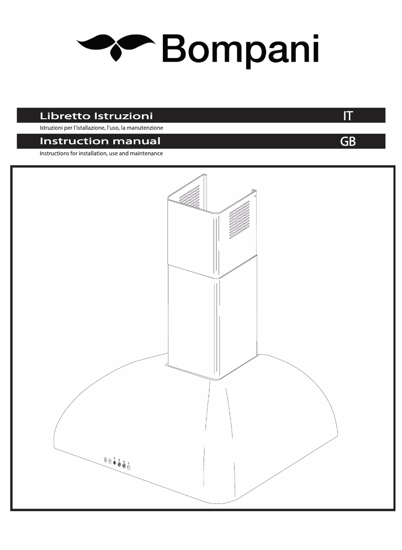 Page 1 de la notice Manuel utilisateur Bompani BOCR904/C