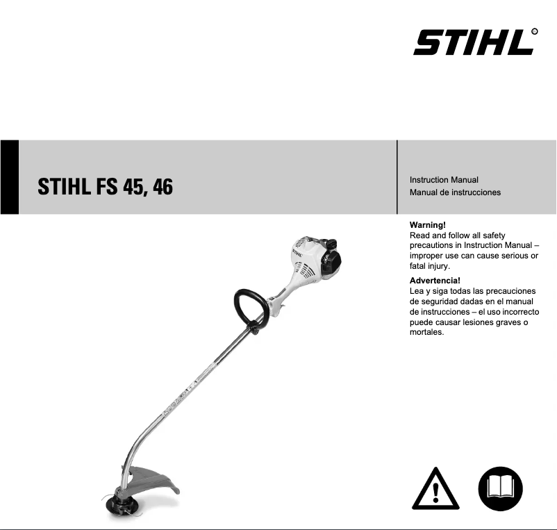 Page 1 de la notice Manuel utilisateur Stihl FS 45
