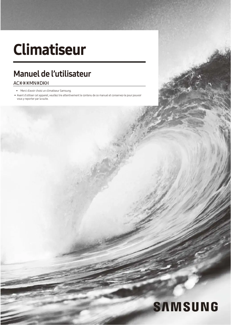 Página 1 del manual Manual de usuario Samsung AC140MN4DKH