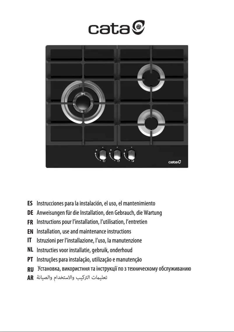 Page 1 de la notice Manuel utilisateur CATA LCI 6031 BK
