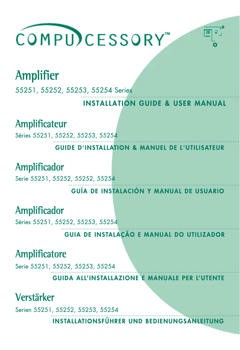 Page 1 de la notice Manuel utilisateur Compucessory 55251