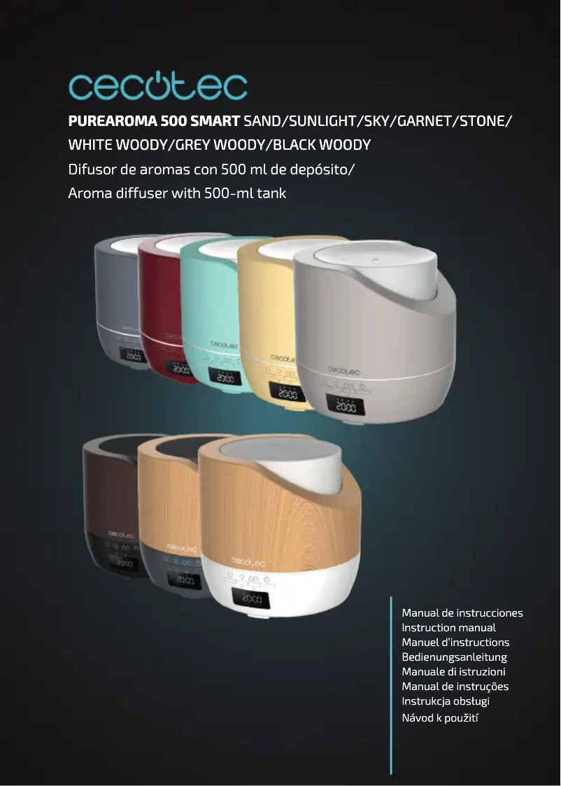 Página 1 del manual Manual de usuario Cecotec PureAroma 550 Smart