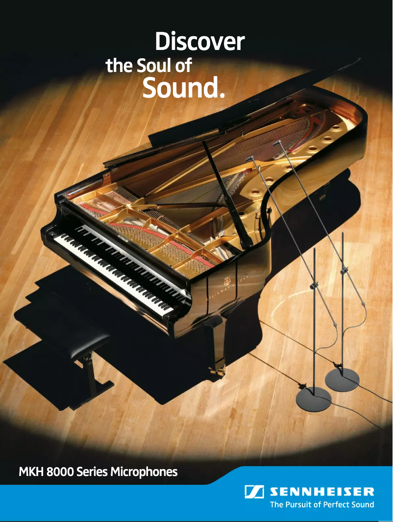 Page 1 de la notice Brochure Sennheiser MKH 8090