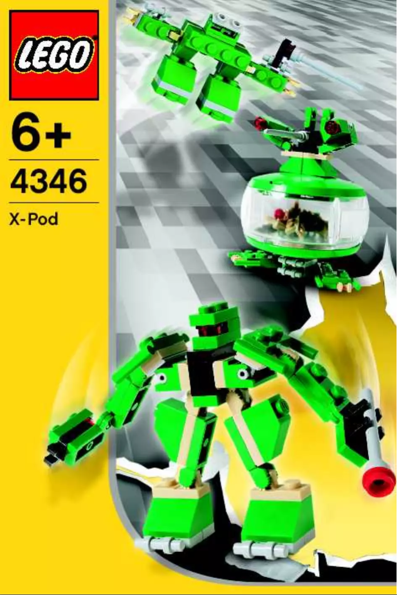 Página 1 del manual Manual de usuario Lego X-Pod 4346