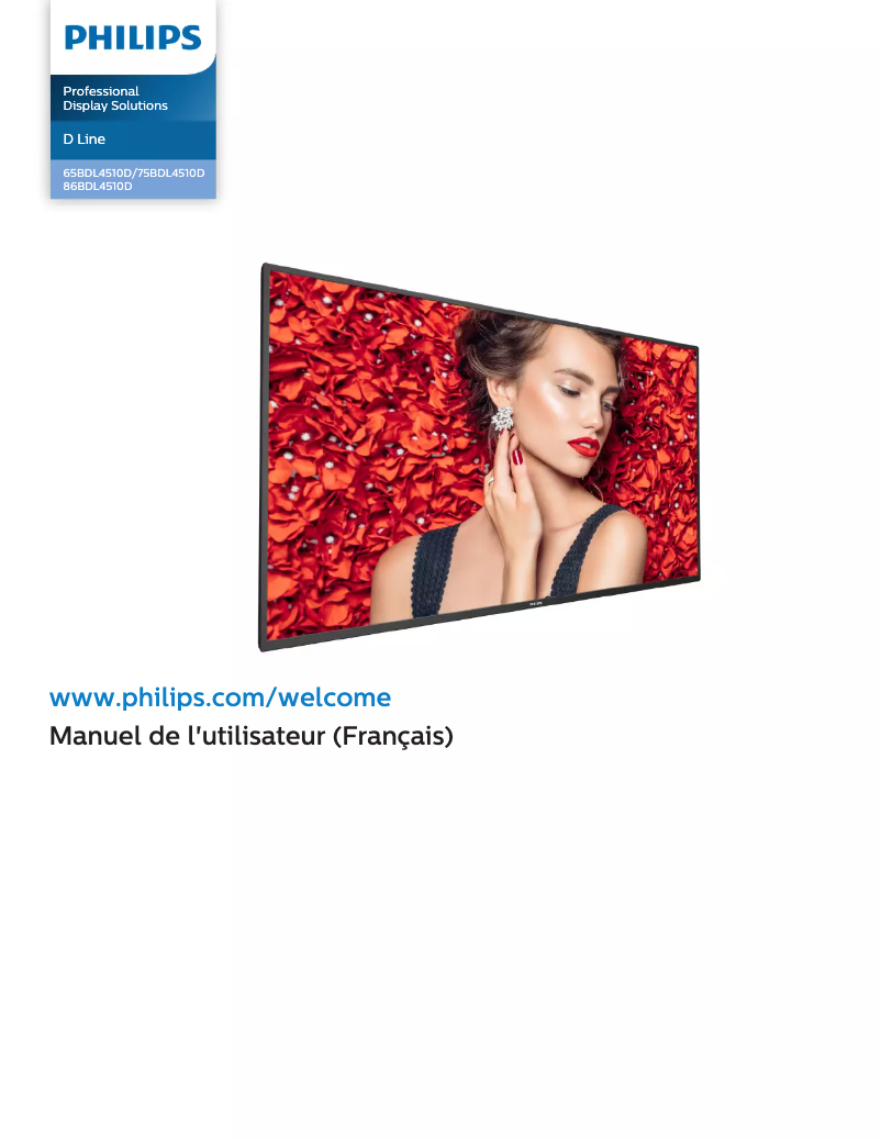 Página 1 del manual Manual de usuario Philips 65BDL4510D