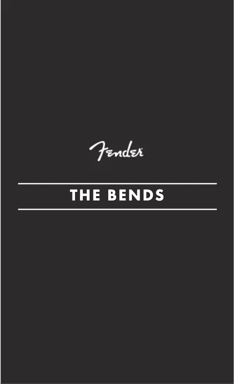 Page 1 de la notice Manuel utilisateur Fender The Bends Compressor