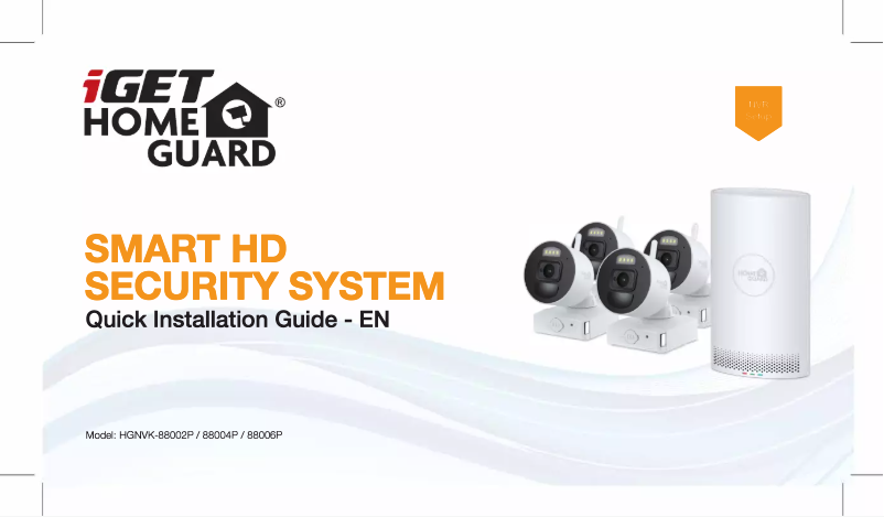 Page 1 de la notice Manuel utilisateur iGET HGNVK-88002P