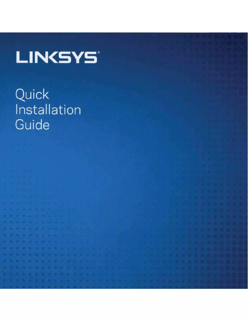 Page 1 de la notice Manuel utilisateur Linksys SE3008