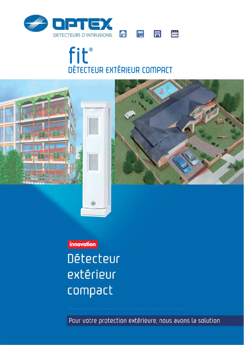 Page 1 de la notice Manuel utilisateur Optex FTN-R-PT