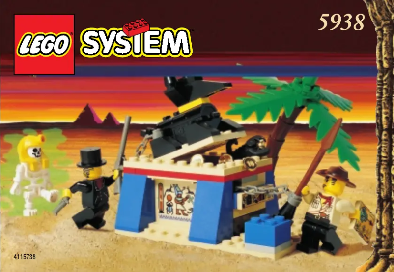 Page 1 de la notice Manuel utilisateur Lego The Anubis Chamber