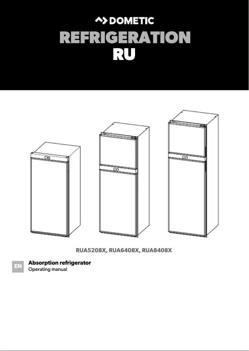 Page 1 de la notice Manuel utilisateur Dometic RUA5208X